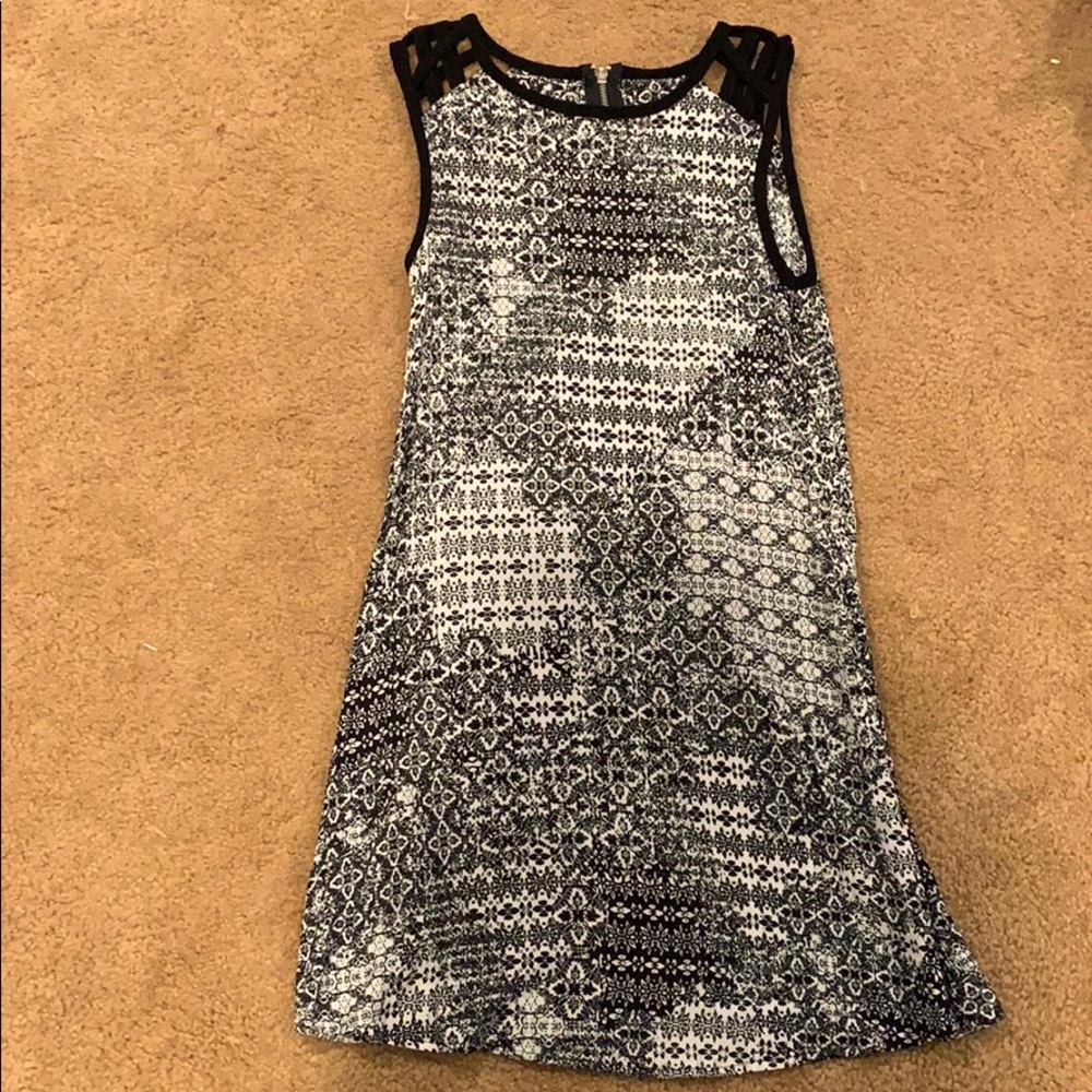 Black and white dress